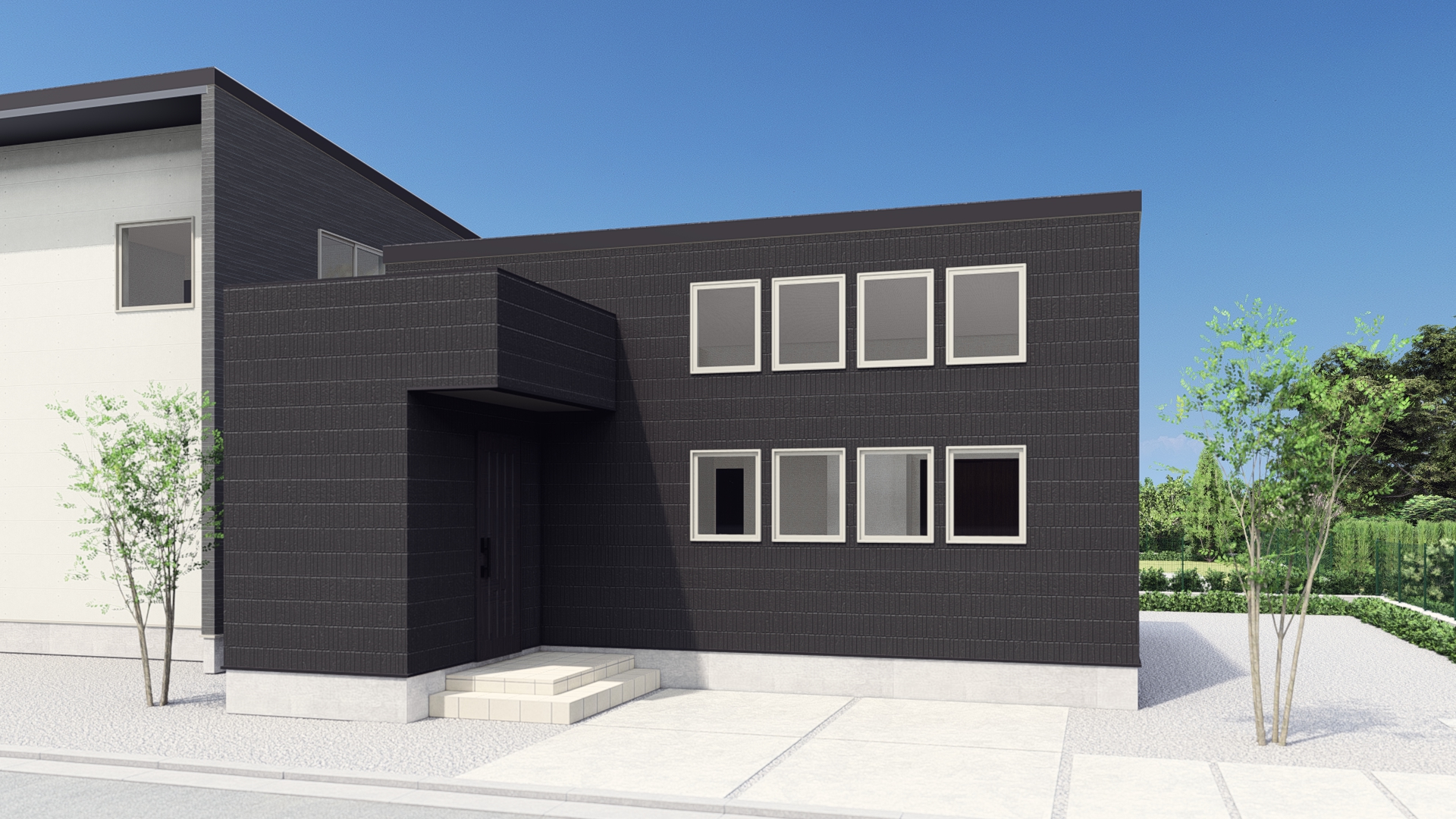 平屋モデル外観